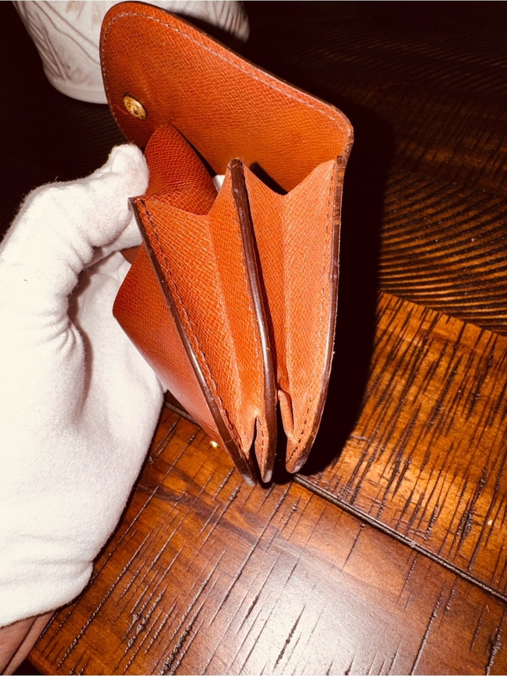Louis Vuitton Monogram Porte Monnaie Gousset Coin Purse Wallet/rare find - Picture 12 of 16